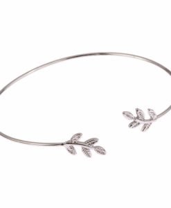 Bracelet feuille argent 2018