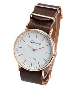 Montre tendance or rose