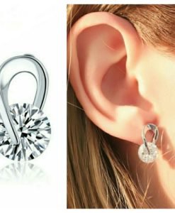 Boucles d'oreilles Oxyde de zirconium - Blanc