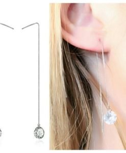 Boucles d'oreilles zirconium tendance