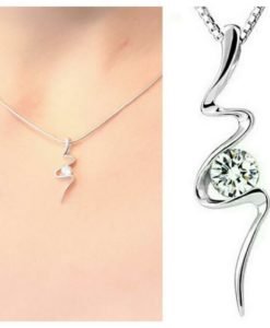 Idée cadeau femme - collier zirconium