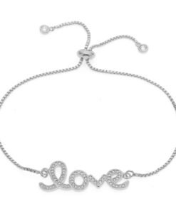 Bracelet mariage love cristal Swarovski