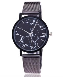 Montre marbre noir