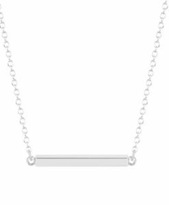 collier femme barre