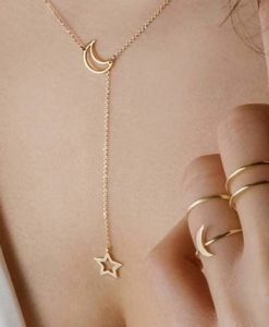 collier femme etoile