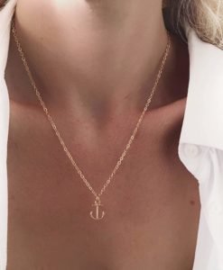 Collier tendance 2019 - ancre