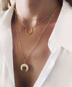 Collier original tendance 2019 - corne