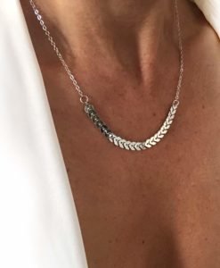 Collier tendance 2019- argente