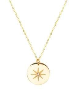 Collier medaille oeil ajouree