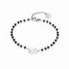 Bracelet cadeau femme- trefle argent.
