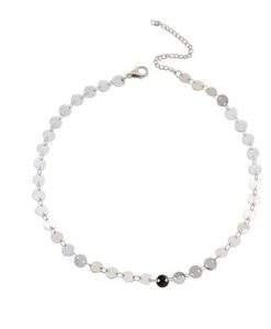 Collier court argent tendance 2020