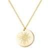 Collier medaille soleil