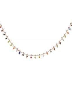 Collier multicolore femme