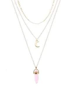 Collier multirangs tendance 2020 pierre