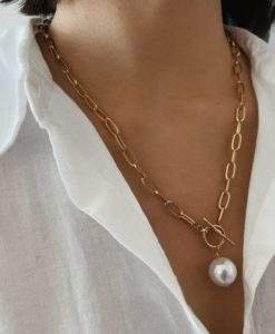 Collier perle fantaisie