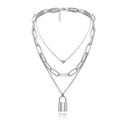 collier multirang argent tendance 2020