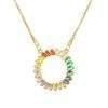 Collier arc en ciel - cercle