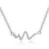 collier vague argent oxydes de zirconium