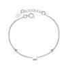 Bracelet geometrique argent