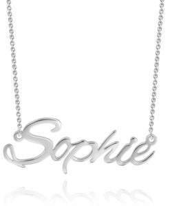 Collier Prenom pour femme en Argent