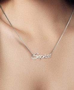 Collier Prenom pour femme en or