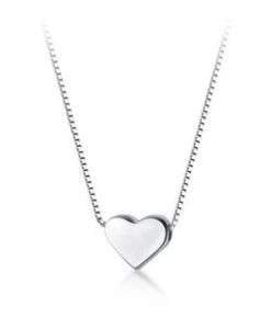 Bijoux fantaisie argent- pendentif petit coeur