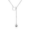 Collier chat femme argent