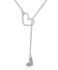 Collier coeur en argent 925