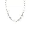 Collier grosse maille argent 925