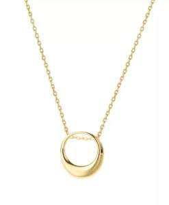 Collier minimaliste or