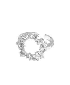 Grosse bague originale argent