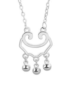 collier argent femme fantaisie