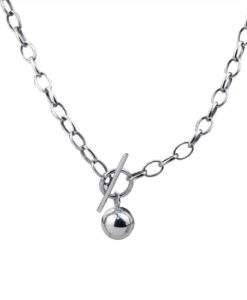 collier grosse maille femme