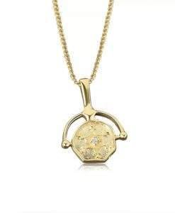 collier medaille tendance plaque or