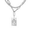 Collier multirang- Carte de tarot- L Empereur