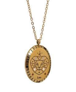 Collier signe astro - Lion