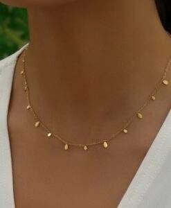 collier tendance 2024- petites pampilles